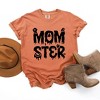 Simply Sage Market Women's Momster Halloween Short Sleeve Garment Dyed Tee - 2 of 4