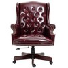 TiramisuBest Burgundy PU Leather Ergonomic Reclining Office Chair, Supports 330 lbs - 4 of 4