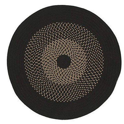 Colonial Mills Winterhold Round Rug - Black 6X6