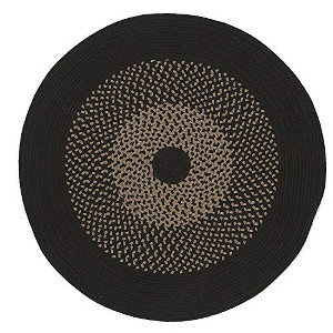 Colonial Mills Winterhold Round Rug - Black 6X6 - 1 of 4