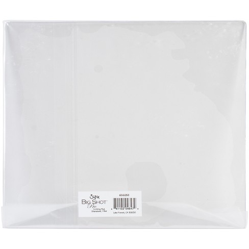 Sizzix Accessory, Standard Cutting Pads 2/pack - Clear with Silver
