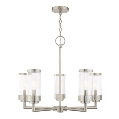 Livex Lighting Hillcrest 5 - Light Chandelier in  Brushed Nickel