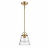 Elk Home Current 1 - Light Pendant in  Satin Brass - 3 of 3