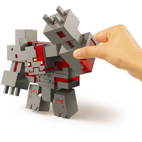 Minecraft Dungeons Redstone Monstrosity Figure Target - if roblox guests were in minecraft