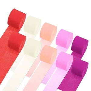 Unique Bargains Fine Texture Soft to the Touch Not Easy to Fade Crepe Paper Streamers - 1 of 4