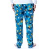 Sesame Street Men's Cookie Monster Tie Dye Adult Sleep Lounge Pajama Pants - 3 of 4