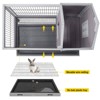 Aivituvin Rabbit Hutch | Outdoor Bunny Cage (Inner Space 4.84ft²)-AIR24 - 4 of 4