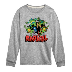 Boys' - Teenage Mutant Ninja Turtles - Radical Group Long Sleeve Graphic T-Shirt - 1 of 4