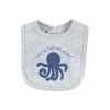 Touched by Nature Infant Boy Organic Cotton Bibs, Mystic Sea, One Size - 3 of 4