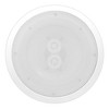 PYLE PWRC82 Dual 400 Watt 8 Inch 2 Way Indoor or Outdoor Waterproof Ceiling Woofer Speaker System with 8 Ohm Impedance, White (2 Pack) - 2 of 4