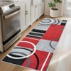 Washable Area Rug Modern Geometric Accent Rug, Non-Slip Contemporary Floor Mat - 2 of 4
