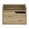 NicBex Modern Floating Nightstand with Drawer,Side Table with Open Shelves for Bedroom,Living Room - 4 of 4