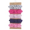 Touched by Nature Baby Girl Organic Cotton Headbands 5pk, Trellis, 0-24 Months - 2 of 2