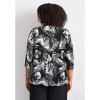 Avenue Women's Plus Size Knot Front Keyhole Top - 3 of 4