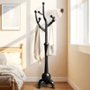 Bekrvio Freestanding Rubberwood Coat Rack,Tree-Branch Design with 8 Hooks,Heavy-Duty Standing Clothes Hanger for Entryway Hallway Bedroom - Load 160lb - 4 of 4