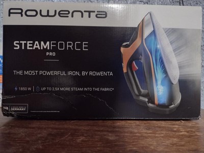 Rowenta Iron Stainless Steel SteamForce Pro Black/Copper