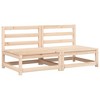 Garden Sofa Grey Solid pine wood 27.6 x 27.6 in Modular vidaXL - 4 of 4