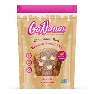 GoNanas Cinnamon Roll Banana Bread Mix - 12.4oz - 1 of 3