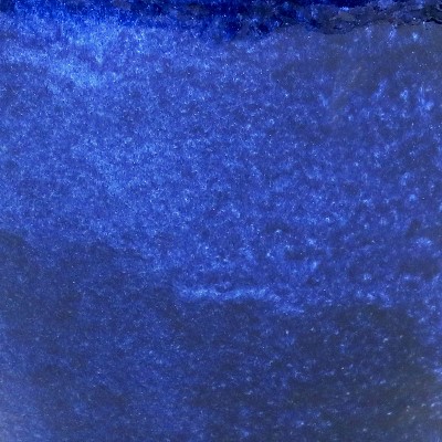 Imperial Blue 18-Inch Ceramic Outdoor Planter with Glazed Finish