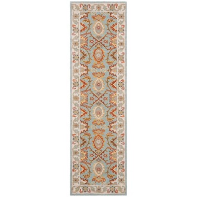 Safavieh Braided Light Blue Braided Rug - Runner 2'3 x 12