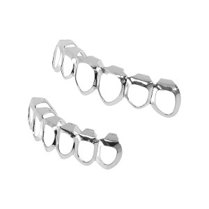 Unique Bargains Hip Hop Fake Grills 1 Set - 1 of 4