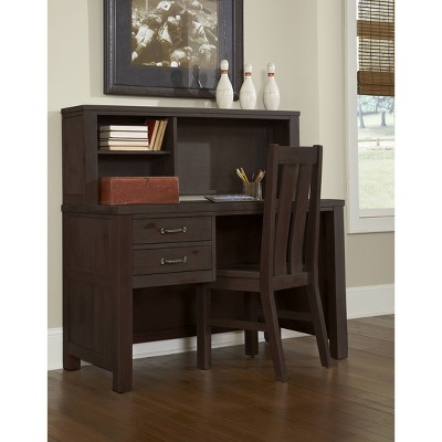 Highlands Desk with Hutch Espresso - Hillsdale Furniture