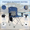 Gulches Camping Chair - Portable Folding Outdoor Chair with Armrests, Cup Holder & Carrying Bag for Camping, Beach & Beyond - 3 of 3