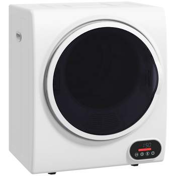Homhougo 2.65 Cubic Feet Electric Dryer with Sensor Dry White