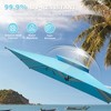 Kumasinova 360° Rotation Offset Patio Umbrella,Outdoor Umbrella with Hydraulic Lift,Beach Umbrella with Adjustable Tilt,Outdoor Umbrellas for Patio - 4 of 4