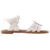 bebe Girls' Sandals - Kids' Open Toe Summer Shoes, Perfect Flat Sandals for Girls with Rhinestone (Little Girl/Big Girl) - 2 of 4