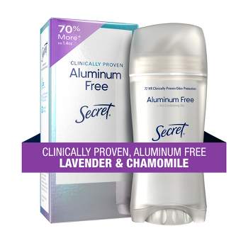 Secret Whole Body Aluminum Free Deodorant Clear Cream - Peach & Vanilla -  3.0oz : Target