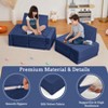 Kids Couch 8PCS Play couch,modular kids play couch for playroom, Playhouse Play Set for Toddlers Babies, Foam Modular Sectional Sofa - 4 of 4