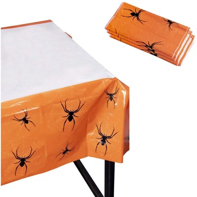 Juvale 3-pack Disposable Halloween Tablecloth, Disposable Tablecloth ...