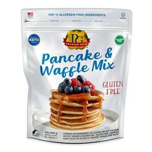 Premium Gold Gluten Free Pancake & Waffle Mix, 2 lbs (6 pack) - 1 of 4
