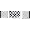 Bacati - Dots Stripes Black/White 10 pc Crib Bedding Set with Long Rail Guard Cover - 3 of 4