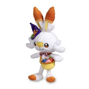 Pokemon Pumpkin Celebration Scorbunny Plush - 1 of 1