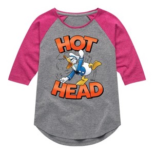 Girls' - Disney - Hot Head Donald Duck - 1 of 4