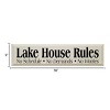 Slickblue Lake Life Wall Decor – Rustic Lake House Rules Wood Sign – Cottage Vibe Wall Accent 9x36, 10 Color Options - 3 of 3
