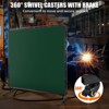 Welding Curtain Screen, Flame-Resistant Vinyl Welding Screen with Frame, 4 Swivel Wheel (2 Lockable) for Workshop and Industrial Protection - 4 of 4