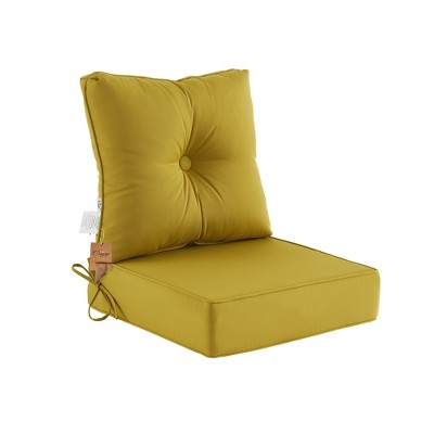 ARTPLAN Deep Seat Pillow and High Back Chair Cushions Outdoor Water Repellent Replacement Patio Seating Cushions
