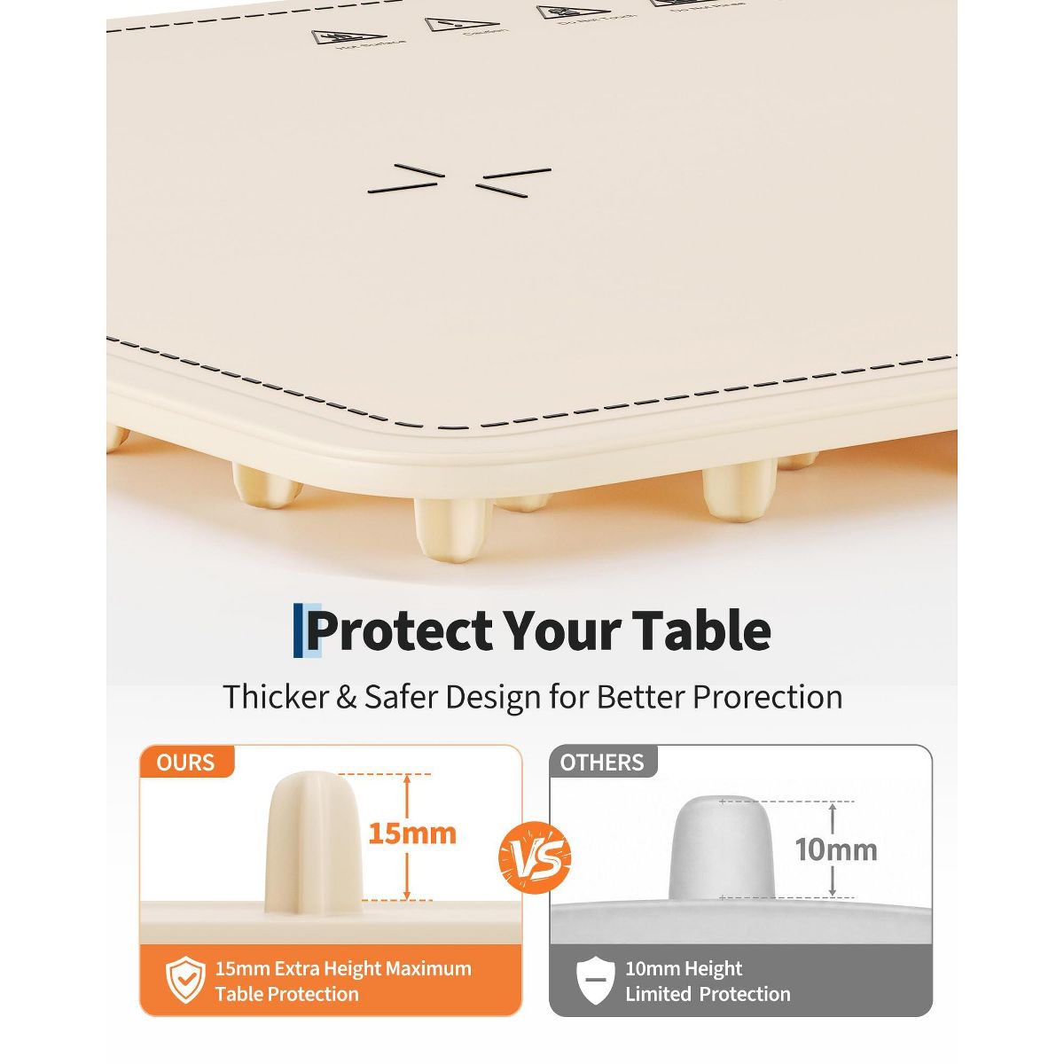 25x16 Inch Silicone Electric Food Warming Mat with 8-Temp Control & Auto Shut-Off, 500W Countertop Buffet Warmer for Parties & Home - thumbnail 8