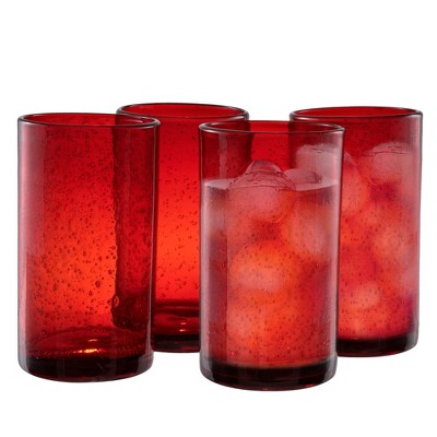 Artland Iris Highball Glass, Set of 4, 17 oz