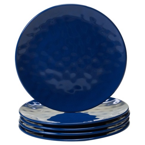 Certified International Solid Color Melamine Salad Plates 9 Cobalt Set Of 6 Target