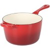 Crock-Pot Artisan 3 Quart Enameled Cast Iron Saucepan with Lid - 2 of 4