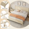 Kumasinova Queen/King Size Bed Frame,Wood Platform Bed with Headboard and Wooden Slat Support for Adults,Kids,Underbed Storage Space - 4 of 4