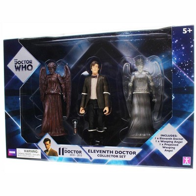 Seven20 Doctor Who 5.5" Action Figure Set: 11th Doctor , Weeping Angels