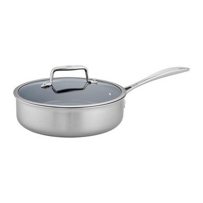 ZWILLING Spirit 3-Ply 10-inch, stainless steel, Perfect Pan with Helper  Handle and Lid