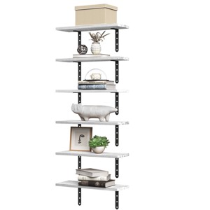 Lavish Home Set of 6 Floating Shelves - 1 of 4