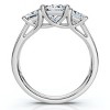 Pompeii3 2Ct Princess Cut Diamond Engagement Ring 14k White Gold Lab Created - 2 of 4