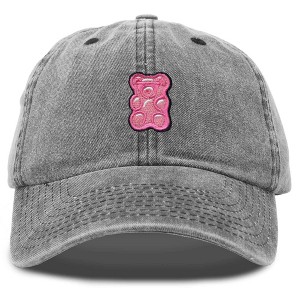 Dalix Pink Gummy Embroidered Cotton Dad Hat Baseball Cap Adjustable Womens - 1 of 4